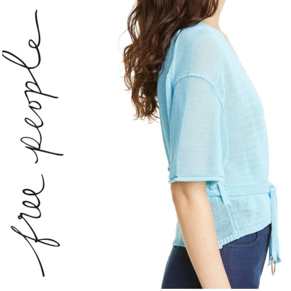 Nwot Free People Tie Waist Cardigan - Picture 2 of 15